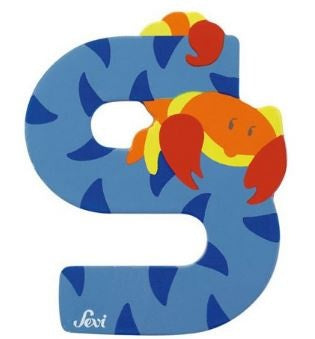 Letter S Dier 8 cm