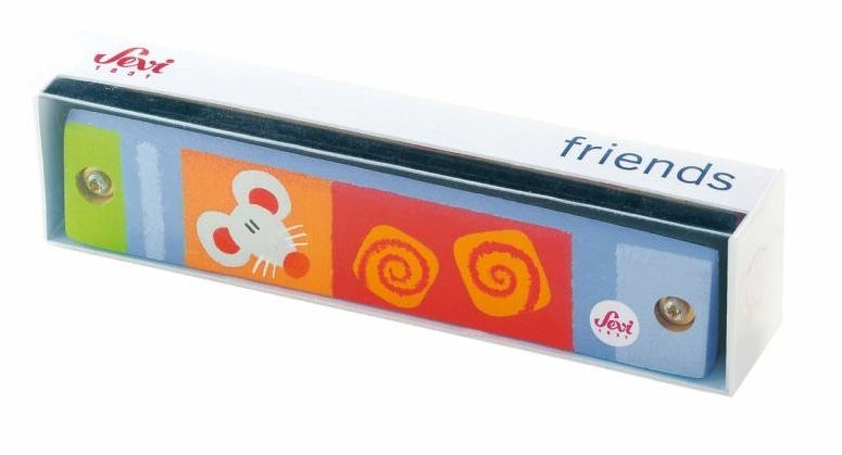 Mondharmonica Hout 13 cm
