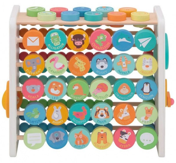 telraam Alfabet junior hout 31 cm