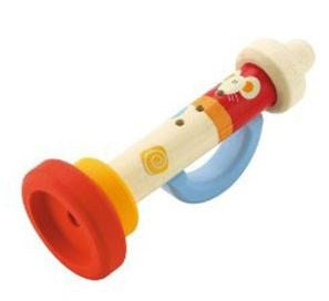 Trompet Hout 19 cm