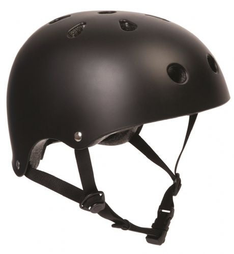 Skatehelm Essentials Mat Zwart Maat 57/59 cm