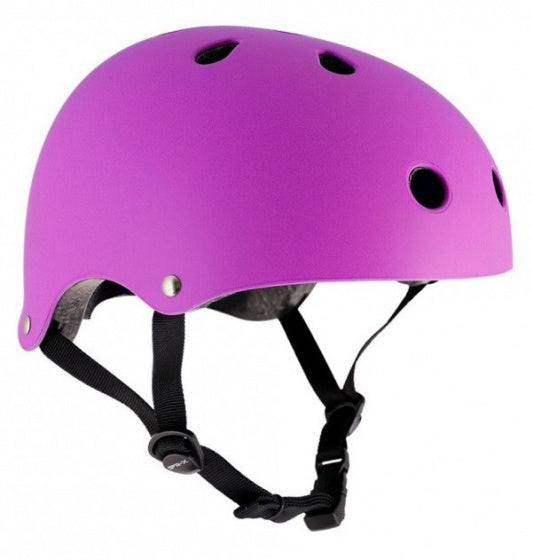 Skatehelm Essentials Mat Paars Maat 49/52 cm