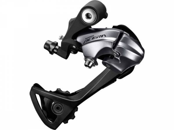achterderailleur Acera T3000 9S lange kooi zilver