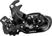 achterderailleur Tourney 6/7V staal zwart