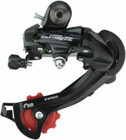 achterderailleur Tourney RD-TZ500 6S zwart