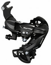 achterderailleur Tourney TY300 6/7 speed zwart