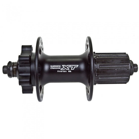 achternaaf XT M756 MTB schijfrem 36G zwart