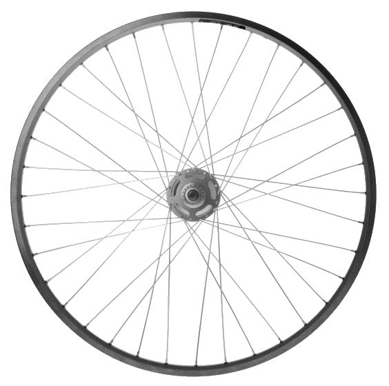 achterwiel 28 inch aluminium trommel Nexus-7 zwart