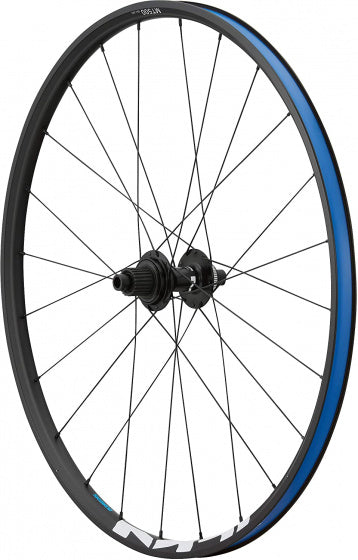 achterwiel MT501 29 inch naaf aluminium zwart/blauw