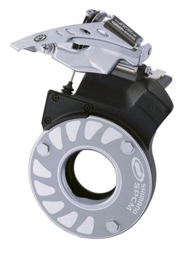 voorderailleur Nexave FD-C600 Top Pull Semi-Auto zwart