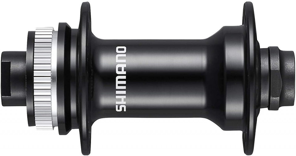 voorwielnaaf aluminium 12 mm schijfrem zwart