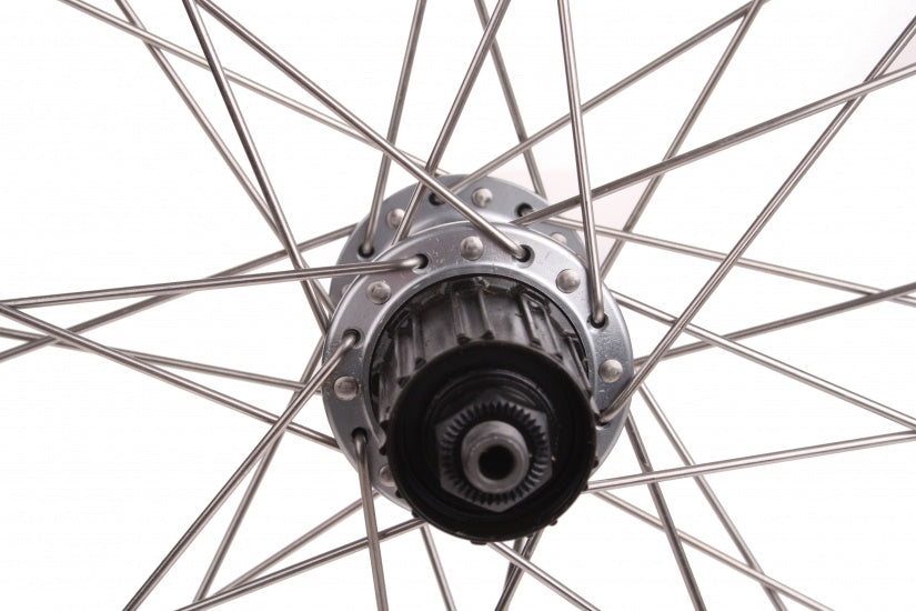 Wielset Race 28 Inch(622) Velgrem Aluminium 32S Zilver