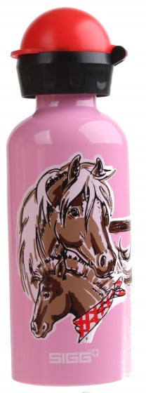 drinkbeker paarden 400 ml roze