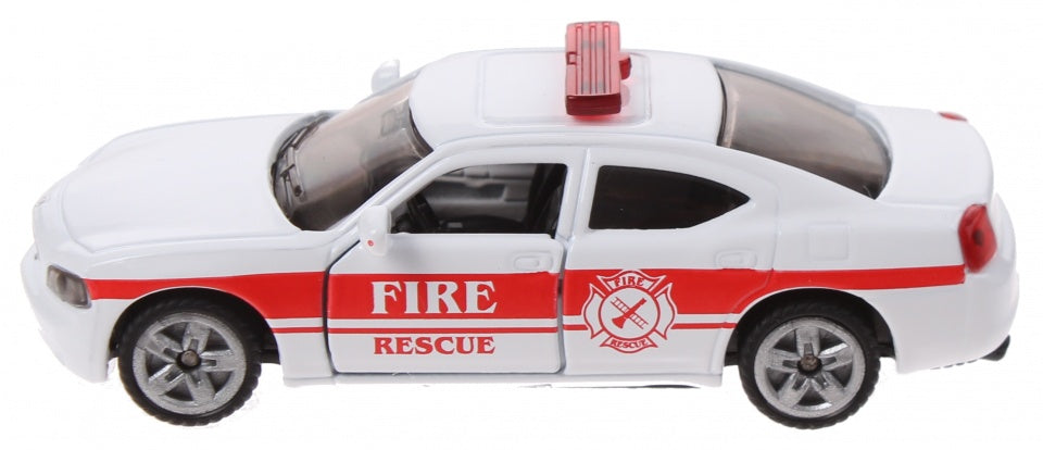Amerikaanse brandweer Dodge Charger wit (1468)