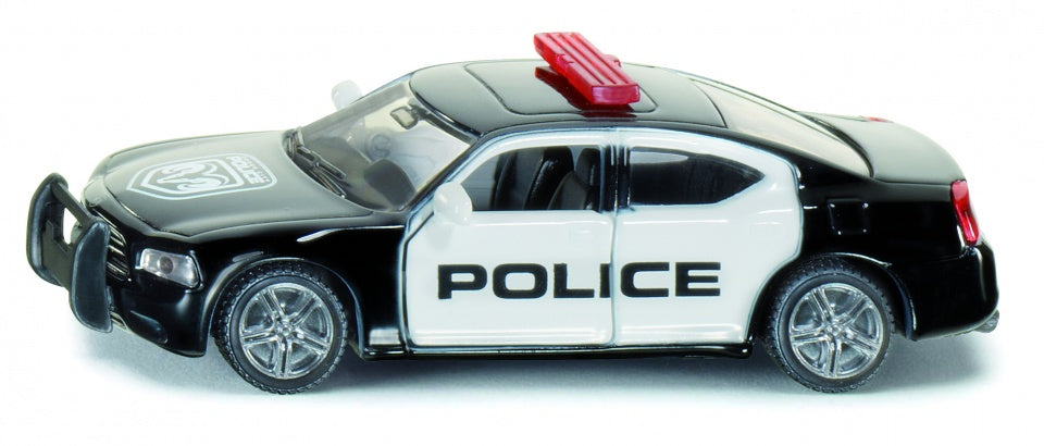 Amerikaanse politieauto Dodge Charger zwart/wit (1404)