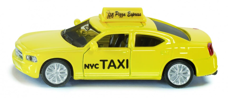 Amerikaanse taxi Dodge Charger geel (1490)