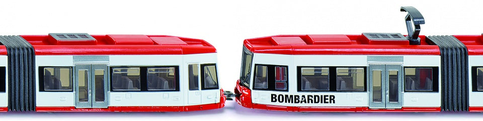 Bombardier tram rood/wit (1895)