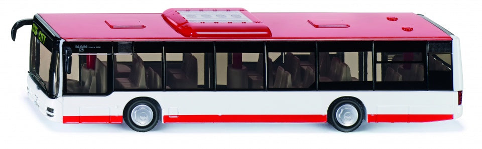 Man Lion's City stadsbus rood/wit (3734)
