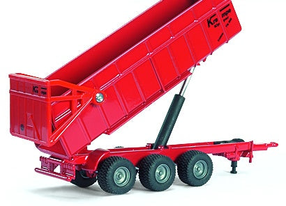 Massey Ferguson 8480 tractor met Krampe kipwagen rood (1844)