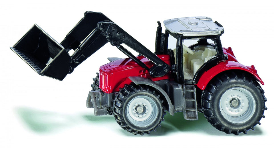 Massey Ferguson tractor met voorlader rood (1484)