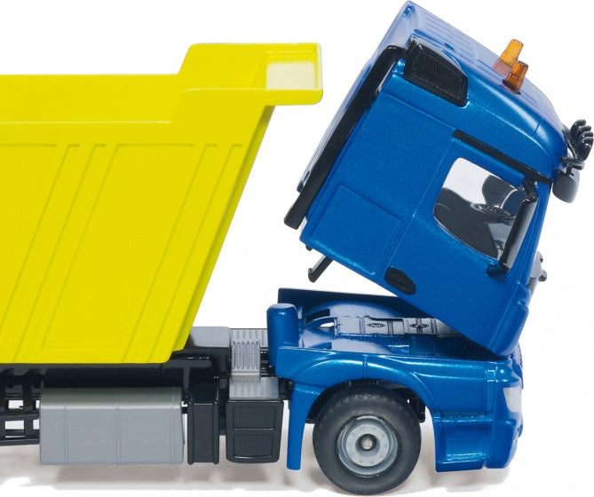 Mercedes-Benz Arocs 2645 met kantelbak blauw/geel (3549)