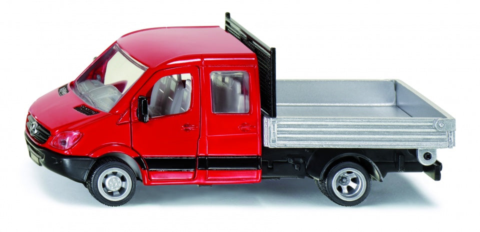 Mercedes-Benz Sprinter met laadbak rood (3538)