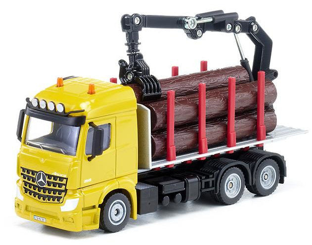 Mercedes-Benz Zetros 2733 houttransporter geel (2714)
