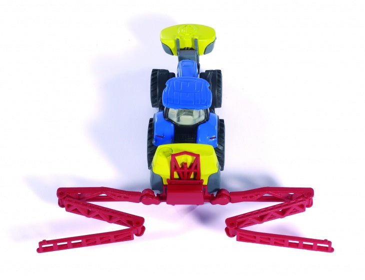 New Holland tractor met Kverneland landbouwspuit blauw (1799)