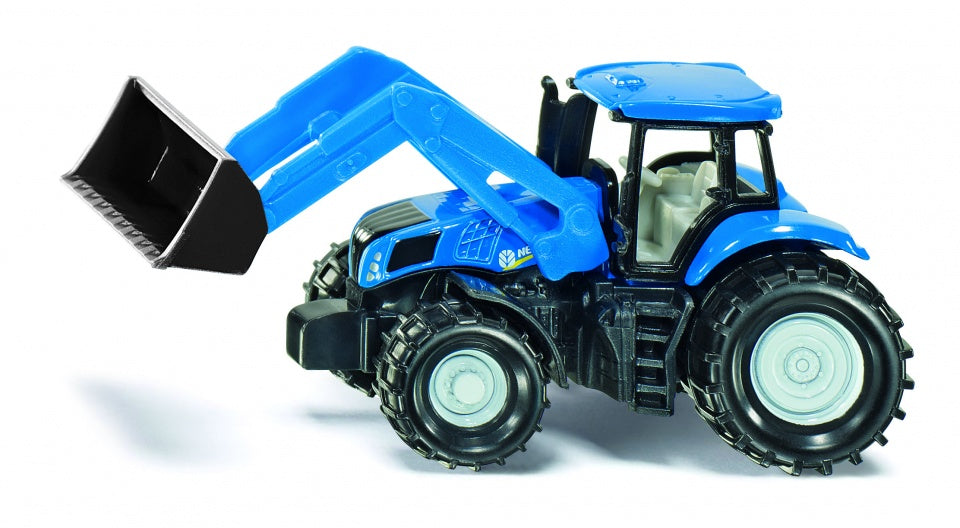 New Holland tractor met voorlader blauw (1355)