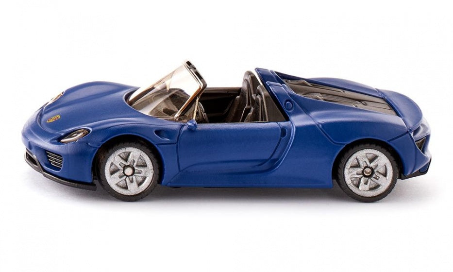 Porsche 918 Spyder sportwagen blauw (1475)