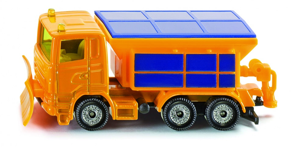 sneeuwschuiver vrachtwagen geel (1309)