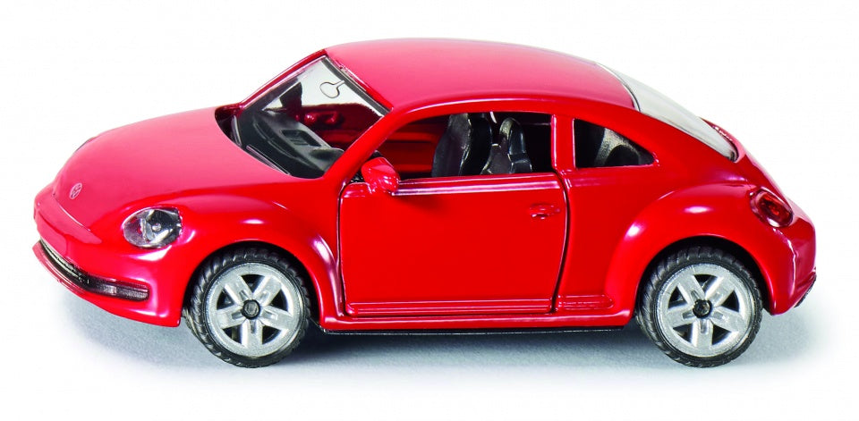 Volkswagen Beetle auto rood (1417)