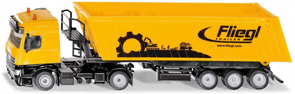 vrachtwagen Mercedes-Benz Actros 1:50 geel (3537)