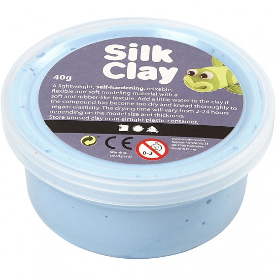 klei Neon blauw 40 gram (79117)