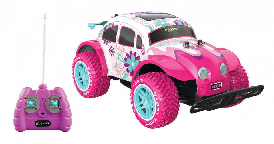Exost Pixie RC auto 1:12 wit/roze