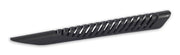 achtervorkbeschermer Shark Fin 24 cm elastomeer zwart