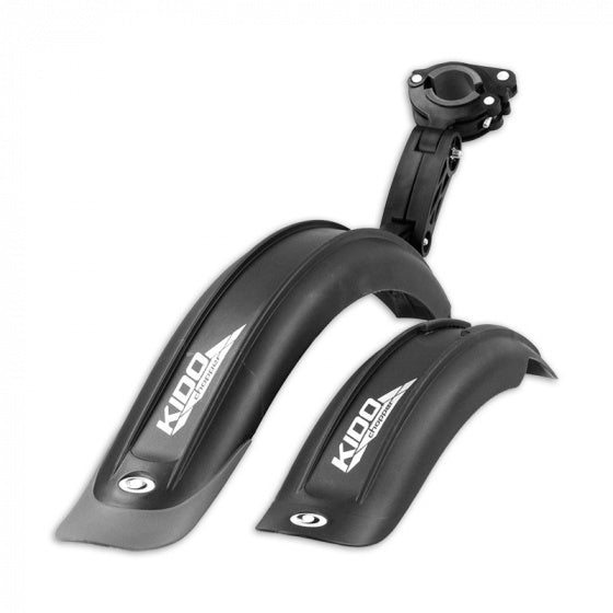 spatbordenset Kido Pro 16 - 18 inch zwart/grijs