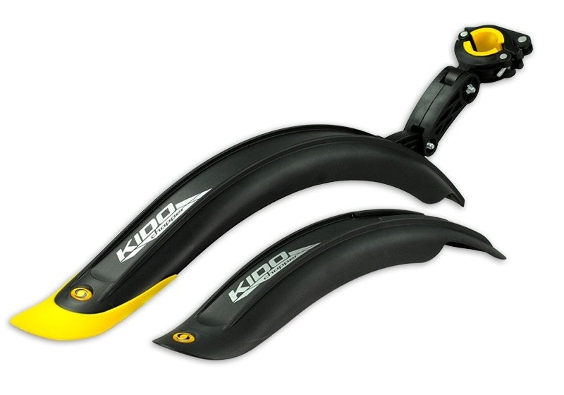 spatbordenset Kido Pro 20 inch zwart/geel