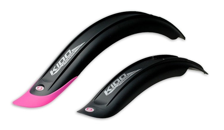 spatbordenset Kido Short 16 - 18 inch zwart/roze