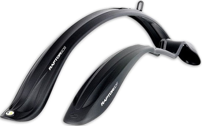 spatbordenset Raptor Short 26-28 inch zwart