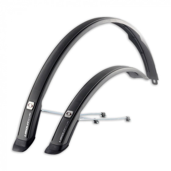 spatbordenset Ubiquit 50 28 inch grijs/zwart