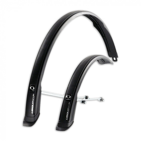 spatbordenset Ubiquit 50 28 inch zwart