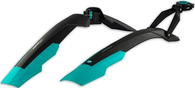spatbordset Adhd Long 27.5-29 inch zwart/lichtblauw