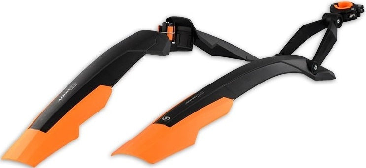 spatbordset Adhd Long 27.5-29 inch zwart/oranje