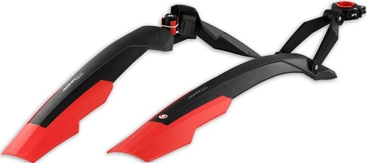 spatbordset Adhd Long 27.5-29 inch zwart/rood