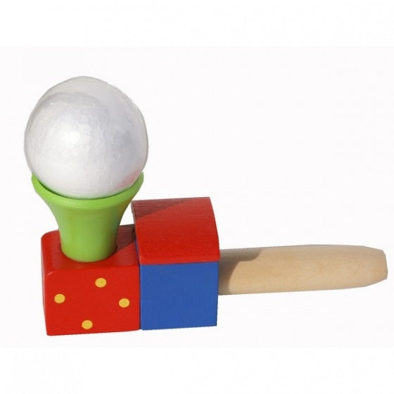 Houten blaasspelletje