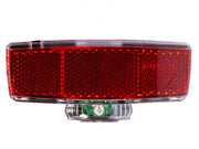 achterlicht Block led batterij bagagedrager rood