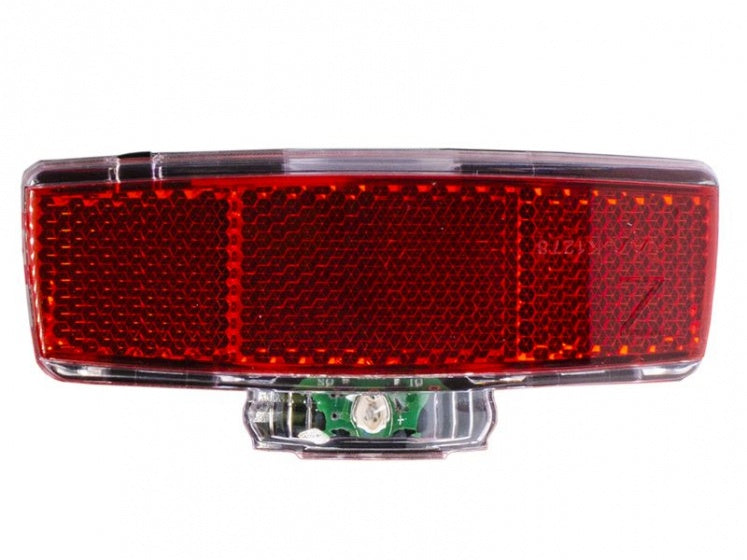 achterlicht Block led batterij bagagedrager rood