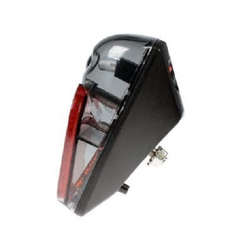 achterlicht Spatbord led RVS rood/zwart
