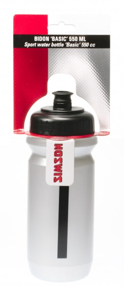 bidon Big Mouth 550 ml grijs/zwart